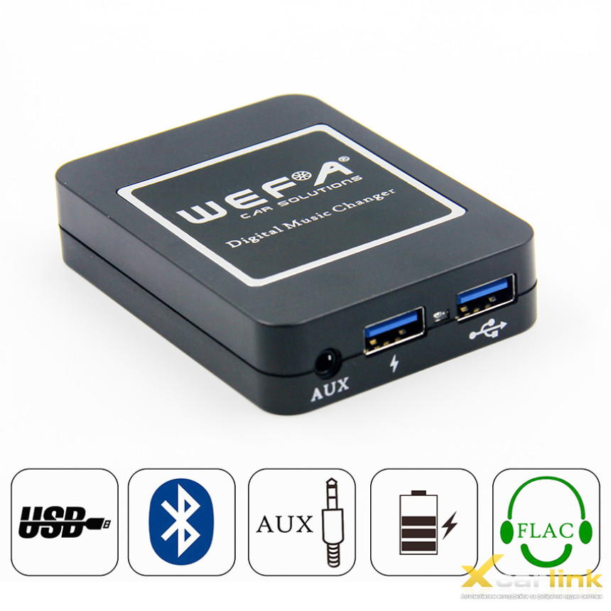 WEFA за BMW 40 pin - USB Аудио MP3 Интерфейс с вграден BLUETOOTH